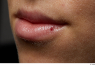 HD Face Skin Zara McDonald face lips mouth skin pores…